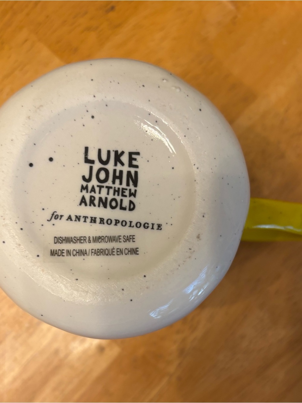 Luke John Matthew Arnold for Anthropologie “Be Good See Good” Vintage Mug - Picture 4 of 6